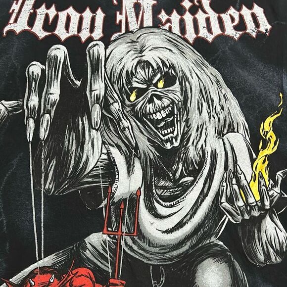 Iron Maiden The Number of the Beast Adult Medium Shirt Delta Pro Weight Cotton - Picture 2 of 8